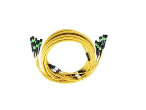 Wholesale G657A2 OM3 96 Core MPO Fiber Optic Cable Multi Mode Yellow For FTTH from china suppliers