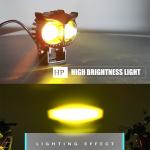 Owl Shape 3570 Motorcycle External Spotlight 40W Aluminum Motorcycle Work Light