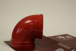 90 Elbow Grooved Fittings Ductile Iron OEM In Oil Industry