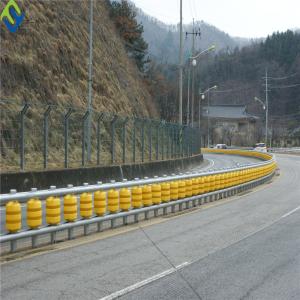Wholesale Traffic Safety ISO EVA Buckets Rolling Guardrail PU PVC Roller Barrier For Highway from china suppliers