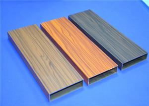 Wholesale 60 - 80U Wood Grain Aluminium Profile , Aluminum Window And Door Frame Profile from china suppliers