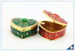 Wholesale Enamel Heart Shape Trinket Box Two color Jewelry Box SCJ944