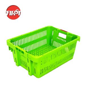 Wholesale 505*370*210mm Plastic Turnover Box for Storing Vegetables and Fruits Durable Design from china suppliers