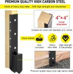Fence Post Anchor Ground Spike for Repairing Broken Wooden Fence Post Repair