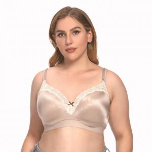 Wholesale High Quality Bra Plus Size CDEFGHI Cup Thin Full Cup Glossy Lace Woman Bra from china suppliers
