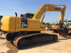 Wholesale 6 Cylinders 22 Ton Used Komatsu Excavator For Road Construction PC220LC-7 from china suppliers