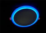 2835 SMD Double Color Led Panel 12W + 4W Ultra Slim Recessed Ceiling Fixtures