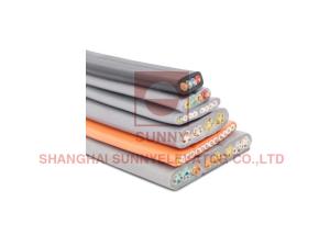 Wholesale PVC Elevator Electrical Parts Elevator Travel Power Cable TVVBP With Steel Electric Wire from china suppliers