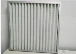 Efficiency Pleated Panel Air Purifier Filter 46mm/96mm G4 Rating 5um Porosity