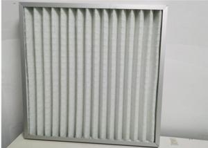 Wholesale Efficiency Pleated Panel Air Purifier Filter 46mm/96mm G4 Rating 5um Porosity from china suppliers