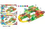 DIY Assembly Blocks Track Set Children's Play Toys Train Station Electric 29 "