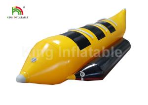 Wholesale Commercial Grade Yellow 3 Seats Inflatable Fly Fishing Boats / Banana Boat Towable from china suppliers