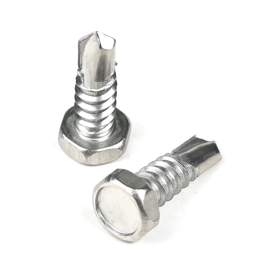 Torx Stainless Steel Indented Hex Head Self Drilling Screw Sus410 Parafuso Auto Brocante