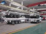40 Feet 3 Axles Flatbed Container Semi Trailer