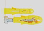 DIN571 Steel Hex Head Screws With Plastic Dowel 10/100 For Furniture Anchor Pins