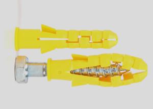Wholesale DIN571 Steel Hex Head Screws With Plastic Dowel 10/100 For Furniture Anchor Pins from china suppliers