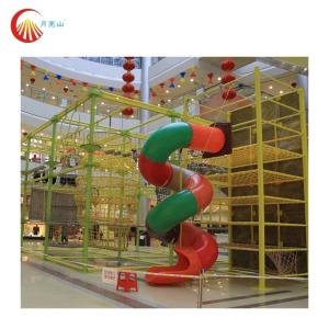 Wholesale Outdoor Playhouse Climbing Frame Adventure Rope Obstacle Course from china suppliers
