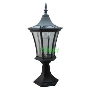 Wholesale Outdoor Lighting Post led solar garden lamp Solar pillar fence lighting from china suppliers