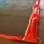 Floating Silt Boom Curtain Barriers For Ponds Eco Friendly Oil Spilling