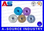 Multicolor Plastic Bottle Closures Flip Off Caps For Small Glass Serum Vials
