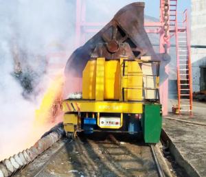 Wholesale Motorized Steel Ladle Transfer Cart Anti Heat Heavy Duty For Steel Plant from china suppliers
