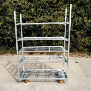 Wholesale White Dutch Flower Trolley With Basket For Garden Patio Balcony Lawn from china suppliers