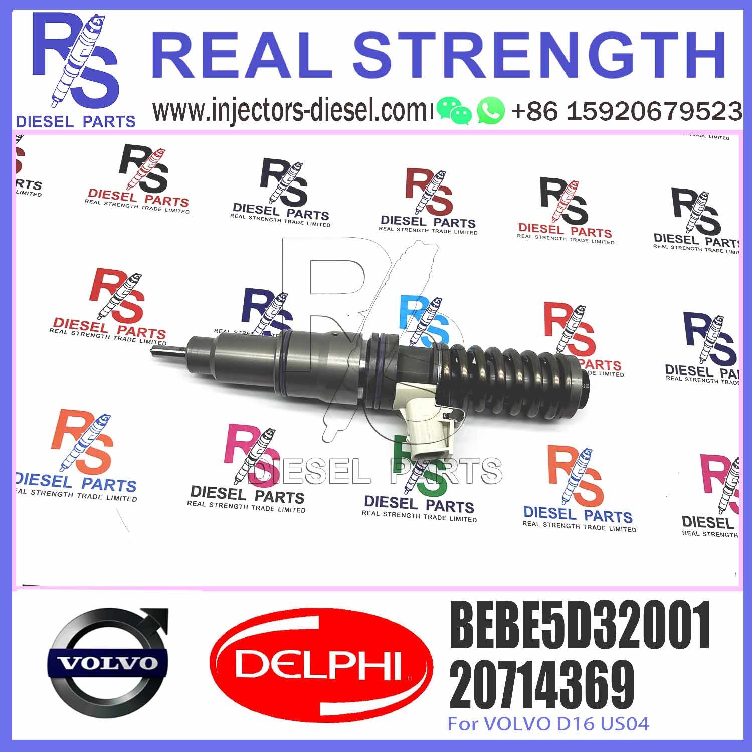 Diesel Injector 20714369 BEBE4D06001 BEBE5D32001 for V-O-L-V D16 US04
