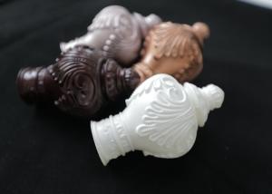 Wholesale Injection Molding Four Inch Curtain Rod Decorative End Caps from china suppliers