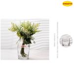 Polished Decorative Thick Crystal Glass Vases 11cm Diameter