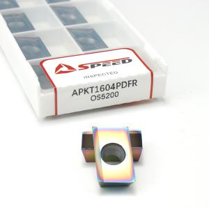 Wholesale Speed APKT1604PDFR 10pcs Polished/DLC Coated Aluminum Carbide Inserts for Metalworking from china suppliers