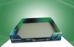 OEM Green PDQ Tray Countertop Cardboard Display Boxes for POS Gift Toy