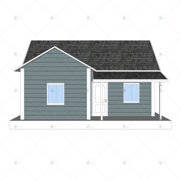 Heya-2B03-B China 2 room sandwich panel house ready made prefab building