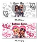 DIY 0.1mm Removeable Adhesive UV DTF Transfer Film Sticker Wraps OEM