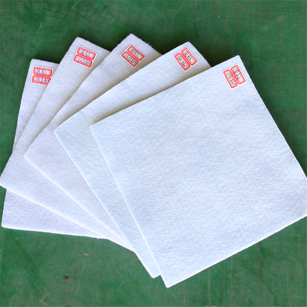Non Woven Geotextile for Road Construction and Dam Project White Colo