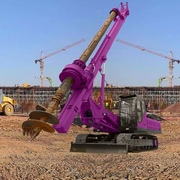 Crawler Rotary Drilling Rig Engineering Construction Foundation Hydraulic Borehole Drilling Machine