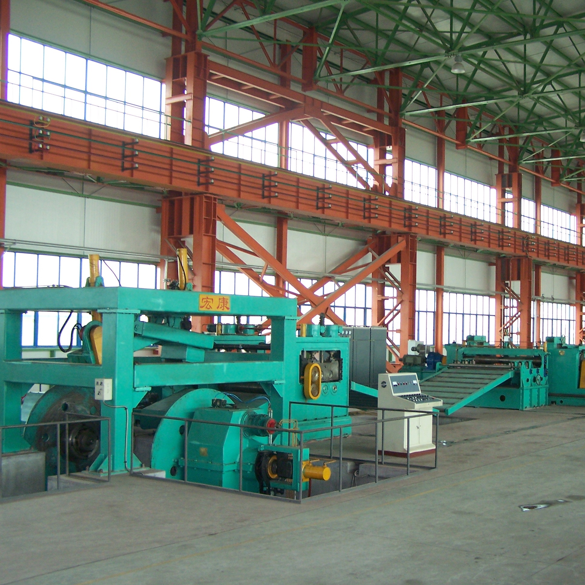 Metal Coil Uncoiling Leveling Mobile Shear Assembly Line with Bearing Core Components