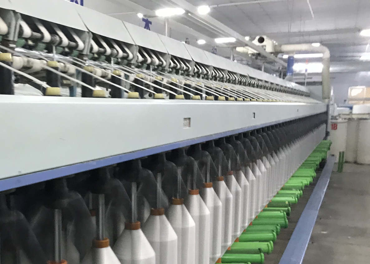 Low Shrinkage T40S/3 Raw White Plastic Cone Ring 100 Polyester Spun Yarn