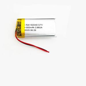 Wholesale 3.7V 800mAh 102040 Lipo Battery With KC CE For Fishing Lights Headlamps Fingerprint Locks Beauty Devices And Microphones from china suppliers