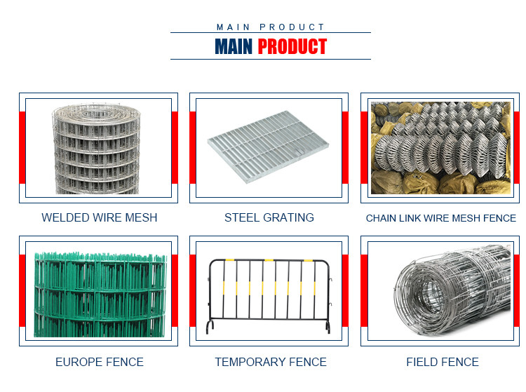 Metal Frame Galvanized Chain Link Fence Panels With 2-2.5mm Wire Diameter