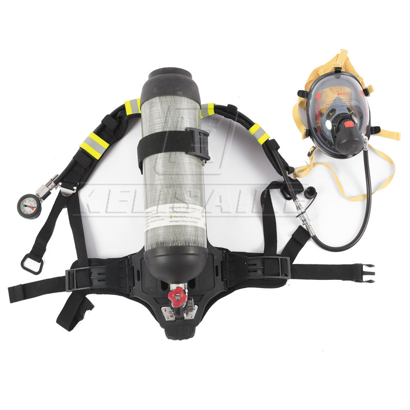 Firefighter SCBA Self Contained Breathing Mask With Reticulated Hood