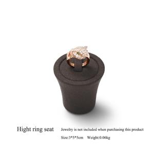 Wholesale Microfiber Fabric Jewelry Display Props Custom Exhibition Ring Seat from china suppliers