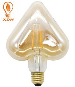 Wholesale Star Heart Vintage Edison LED Bulb 4W Amber LED Dimmable Filament Bulb 2200K from china suppliers