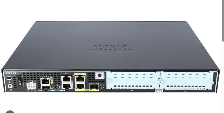 Original New ISR4321-VSEC/K9 White Router with 600Mbps 4 LAN Ports 10/100/1000Mbps in Stock