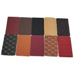 Customize Thickness Car Interior Embroidery Quilted Leather With XPE Sponge Foam