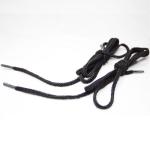 Beige 5mm Twisted Football Shoelaces Custom Shoelace High Tenacity