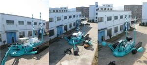 Wholesale Mowing Width 2m 65KW 2500CBM Amphibious Dredger Boat Amphibious Digger from china suppliers