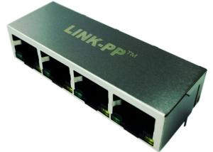 Wholesale AR14-3680 Multi-port RJ45 10/100, LED G/Y, NO EMI Fingers,Tab Down from china suppliers