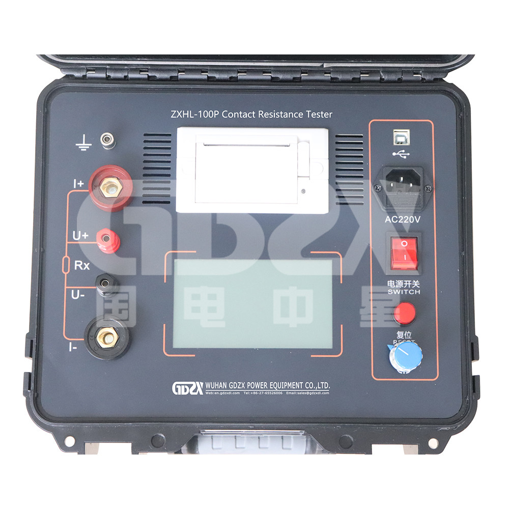 ZXHL-100P DC 100A CONTACT RESISTANCE METER CONTINUOUSLY OUTPUT HIGH CURRENT WITH PRINTER