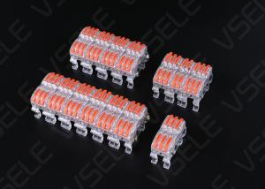 China 32A 400V Crimp Female Din Rail Spring Terminal Block on sale