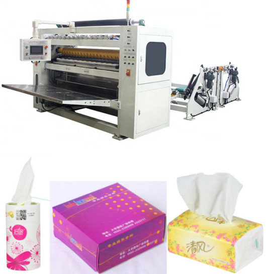 Back Stand 120m/Min 4lines Tissue Paper Production Machine